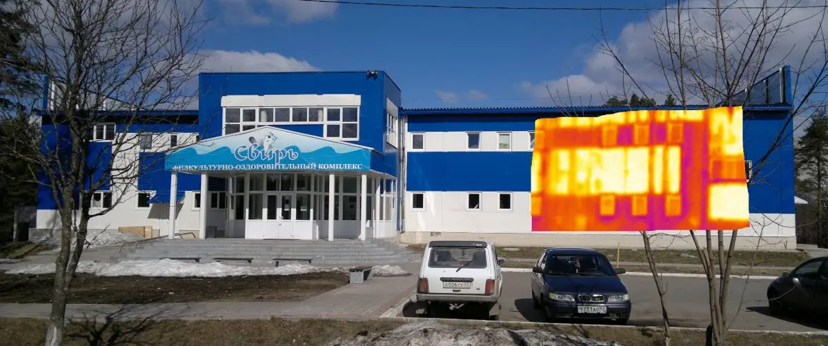Тепловизионное обследование здания в Санкт-Петербурге: фото с объекта
